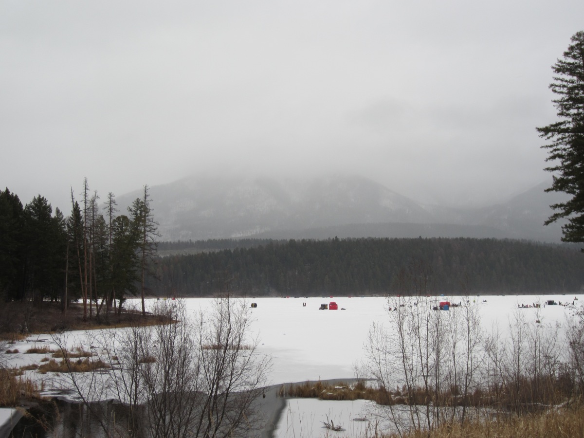 Murphy Lake was bustling for the 16th Annual Ryan Wagner Ice Fishing Derby